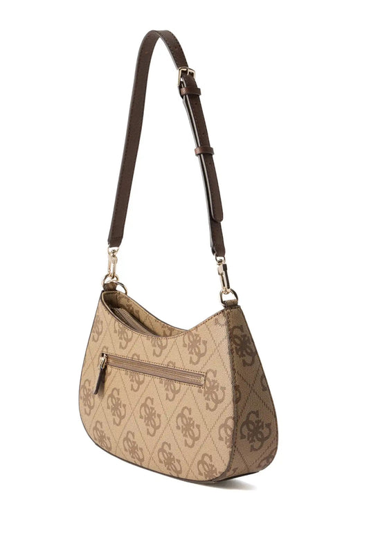 GUESS Borsa A Spalla Donna Beige Marrone HWSS9672180-PE26-LGW
