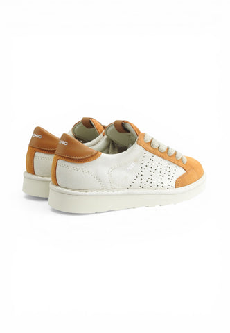 PAN CHIC Sneakers Uomo Bianco Marrone P001M033-02263080-PE26