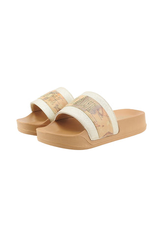 ALVIERO MARTINI Ciabatte Donna Beige Oro 25040513-PE26-X124