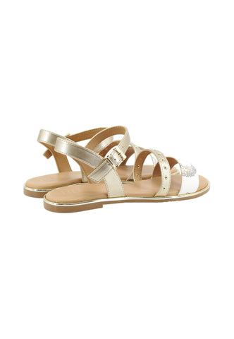 ALVIERO MARTINI Sandali Donna Bianco Oro 24530371-PE26-X132