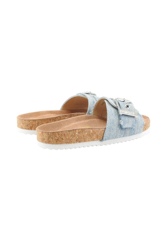 COLORS OF CALIFORNIA Ciabatte Donna Azzurro HC.BIO503-PE26-WHI