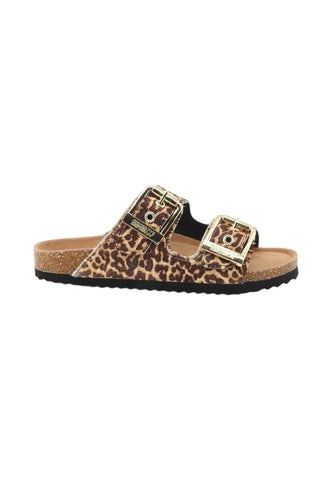 COLORS OF CALIFORNIA Ciabatte Donna Beige Marrone Animalier HC.BIO502-PE26-LEO
