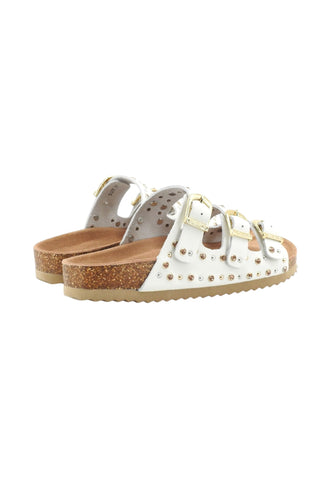 COLORS OF CALIFORNIA Ciabatte Donna Bianco Borchie HC.BIO601-PE26-WHI