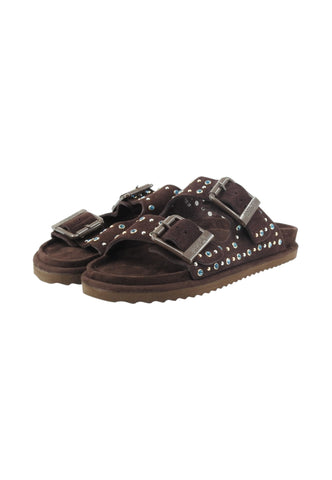COLORS OF CALIFORNIA Ciabatte Donna Marrone Borchie HC.BIOW05N-PE26-MOKA