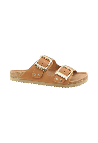 COLORS OF CALIFORNIA Ciabatte Donna Marrone Borchie HC.BIO501-PE26-NAT