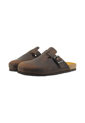 FRAU Ciabatte Boston Uomo Marrone 19R9-PE26-T.MO
