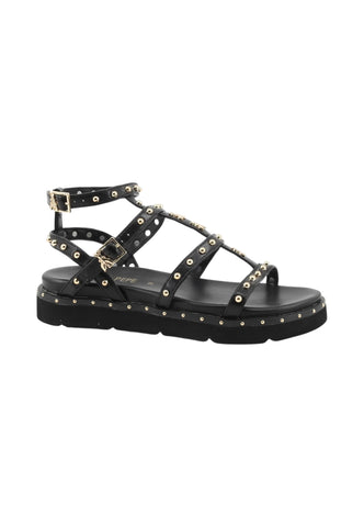 PATRIZIA PEPE Sandali Donna Nero Borchie PJ398.31-PE26