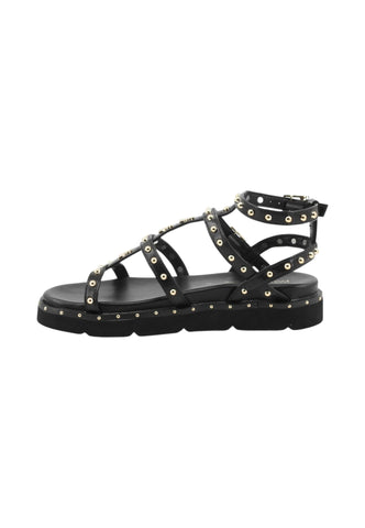 PATRIZIA PEPE Sandali Donna Nero Borchie PJ398.31-PE26