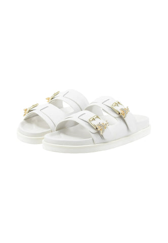 PATRIZIA PEPE Ciabatte Donna Bianco PJ407.06-PE26