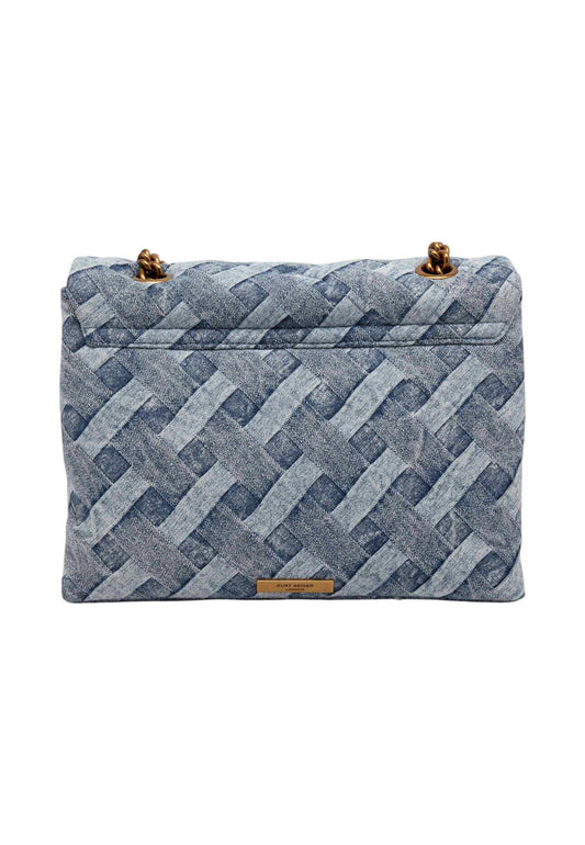 KURT GEIGER Borsa A Spalla Donna Blu Denim 9796588669-PE26