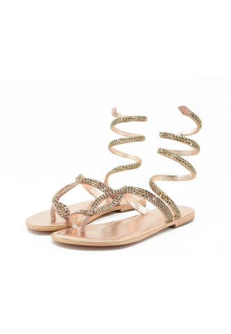 CB FUSION Sandali Infradito Donna Rosa Oro Strass CBF.R226001-PE26-LTPIN