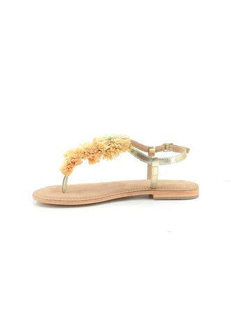 CB FUSION Sandali Infradito Donna Oro Beige CBF.R226006-PE26-NAT