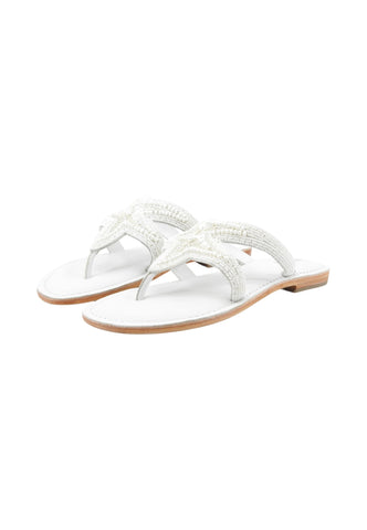 CB FUSION Ciabatte Infradito Donna Bianco CBF.R226010-PE26-WHI