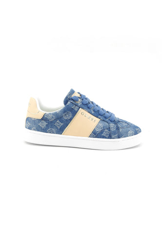 GUESS Sneakers Donna Blu Denim Beige FLJR11DEN12-PE26-BLUE