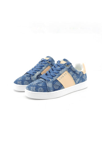 GUESS Sneakers Donna Blu Denim Beige FLJR11DEN12-PE26-BLUE