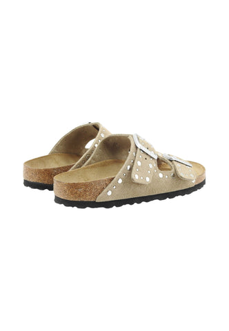 BIRKENSTOCK Ciabatte Donna Beige Borchie 1029390-PE26