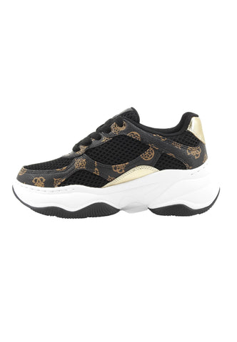 GUESS Sneakers Donna Nero Marrone FLPHARFAL12-PE26