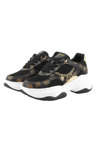 GUESS Sneakers Donna Nero Marrone FLPHARFAL12-PE26