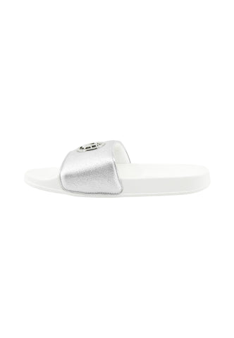 U.S. POLO ASSN. Ciabatte Donna Argento Bianco Glitter IVY002E-PE26-WHI-SIL01