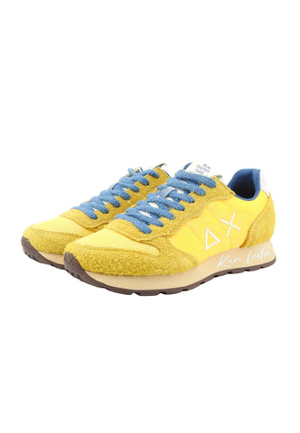 SUN68 Sneakers Uomo Giallo Azzurro Z36104-PE26-23