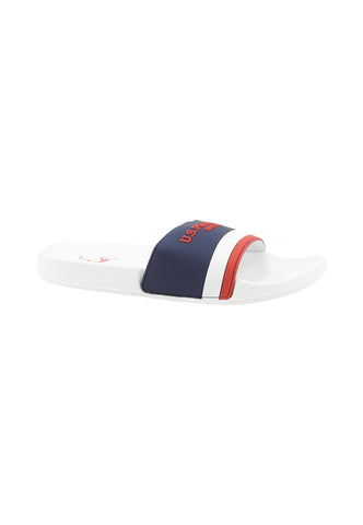 U.S. POLO ASSN. Ciabatte Uomo Bianco Blu Rosso SKYE004A-PE26-WHI-DBL05