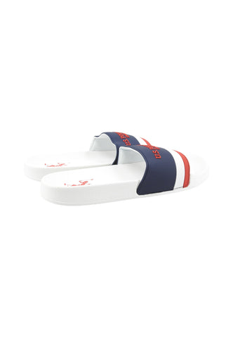 U.S. POLO ASSN. Ciabatte Uomo Bianco Blu Rosso SKYE004A-PE26-WHI-DBL05