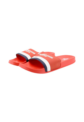U.S. POLO ASSN. Ciabatte Uomo Rosso Bianco Blu SKYE004A-PE26-RED007
