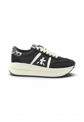 PREMIATA Sneakers Donna Nero Bianco VAR8150-PE26