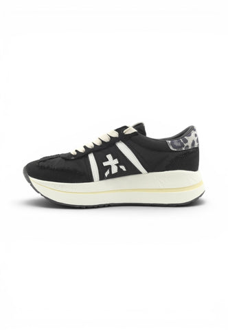 PREMIATA Sneakers Donna Nero Bianco VAR8150-PE26