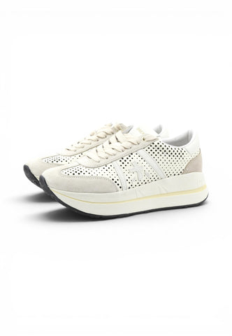 PREMIATA Sneakers Donna Beige Bianco VAR8171-PE26