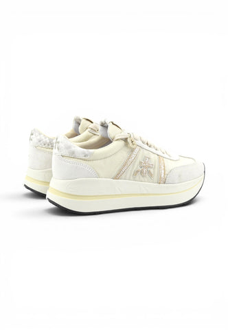 PREMIATA Sneakers Donna Beige Bianco VAR8145-PE26