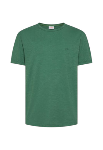 SUN68 T-Shirt Uomo Verde T36115-PE26-95