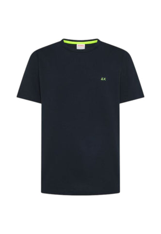SUN68 T-Shirt Uomo Blu T36118-PE26-07