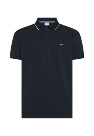 SUN68 T-Shirt Polo Uomo Blu A36111-PE26-07