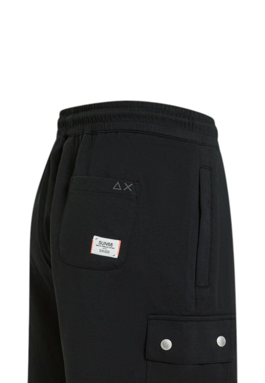 SUN68 Bermuda Uomo Nero F36149-PE26-11