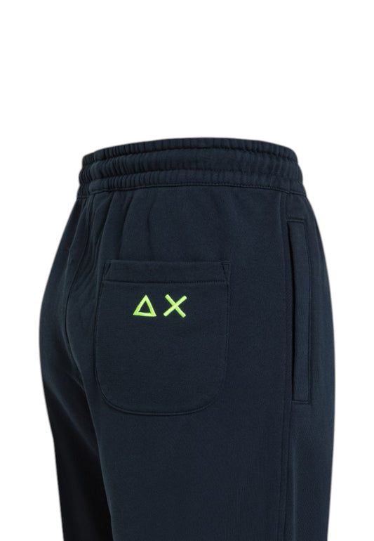 SUN68 Pantaloni Uomo Blu Giallo F36141-PE26-07