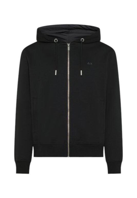 SUN68 Felpa Uomo Nero F36133-PE26-11