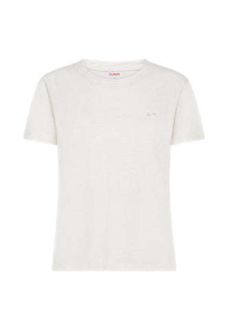 SUN68 T-Shirt Donna Bianco T36229-PE26-31