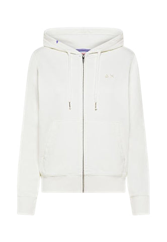 SUN68 Felpa Donna Bianco F36201-PE26-31
