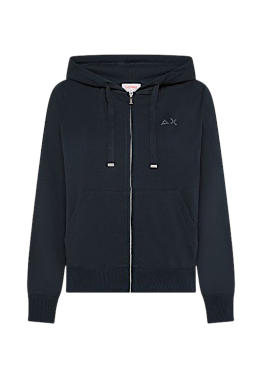 SUN68 Felpa Donna Blu F36205-PE26-07