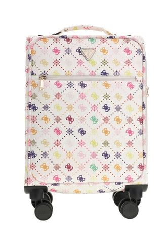 GUESS Valigia Trolley Donna Bianco Multicolore TWGM9890983-PE26-MUO