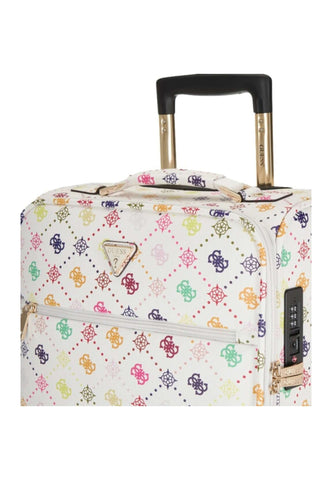 GUESS Valigia Trolley Donna Bianco Multicolore TWGM9890983-PE26-MUO