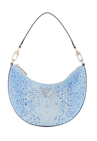 GUESS Borsa A Spalla Donna Azzurro Strass HWEG9931720-PE26-LTB