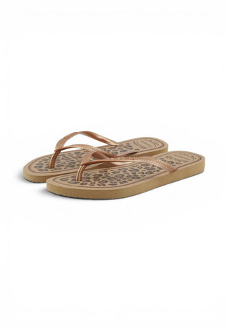 HAVAIANAS Ciabatte Infradito Donna Beige Oro Animalier 4103352-PE26-05282