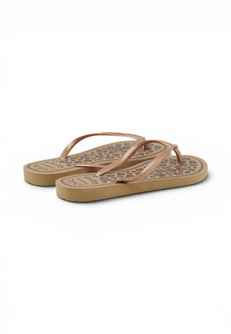 HAVAIANAS Ciabatte Infradito Donna Beige Oro Animalier 4103352-PE26-05282