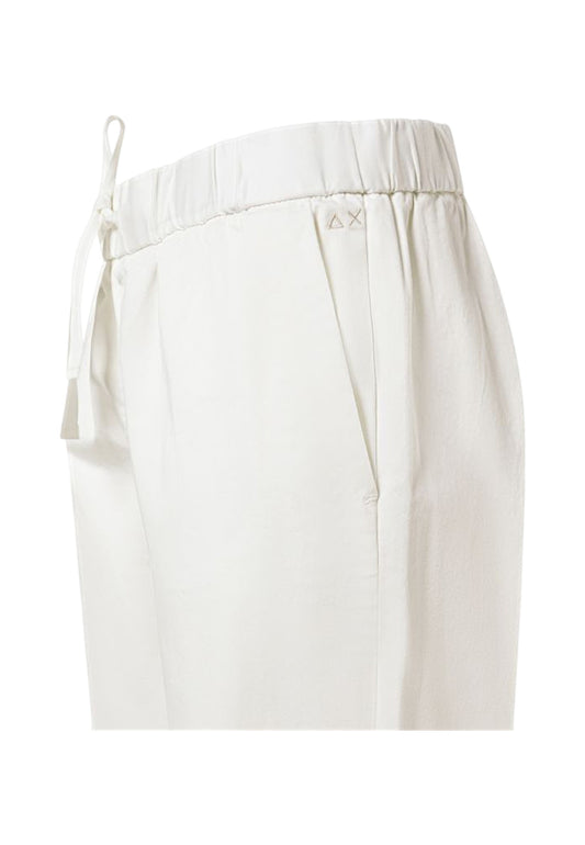 SUN68 Pantaloni Donna Bianco P36201-PE26-31
