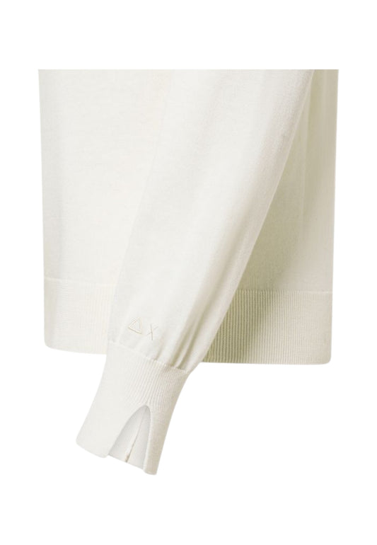 SUN68 Maglione Donna Bianco K36201-PE26-31