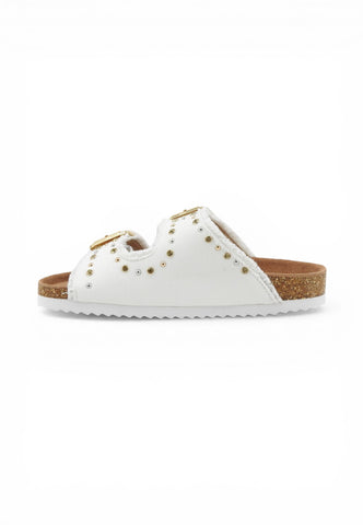 COLORS OF CALIFORNIA Ciabatte Donna Bianco Borchie HC.BIO406NN-PE26-ICE