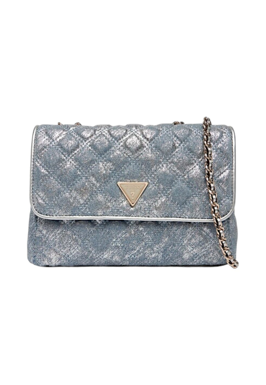 GUESS Borsa Tracolla Donna Azzurro Argento HWDG9673200-PE26-MTD