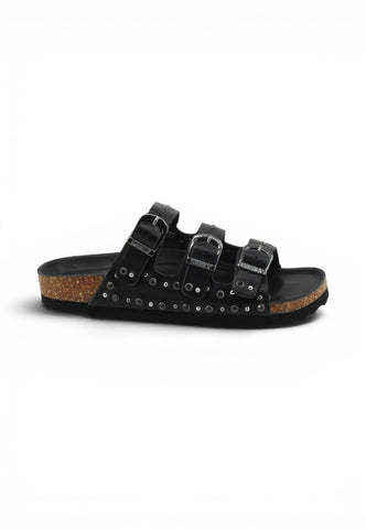 COLORS OF CALIFORNIA Ciabatte Donna Nero Borchie HC.BIO601-PE26-BLA